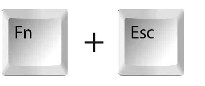کلیدهای Fn+Esc